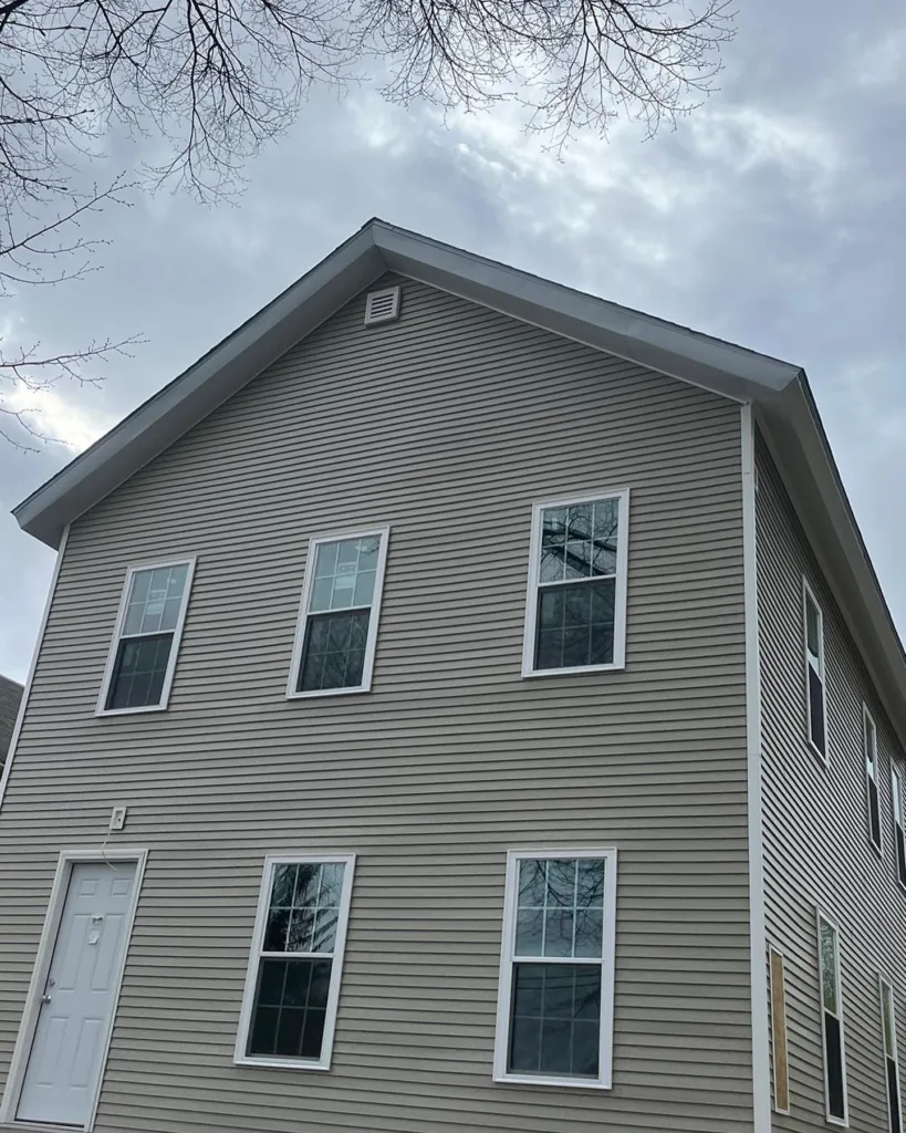 Gable and vent details for the Vinyl Siding Rutland VT work.